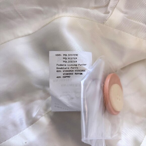 Armani Collezioni Floral Print Brocade Cropped Blazer Size 4 Vintage 90s - Picture 4 of 13